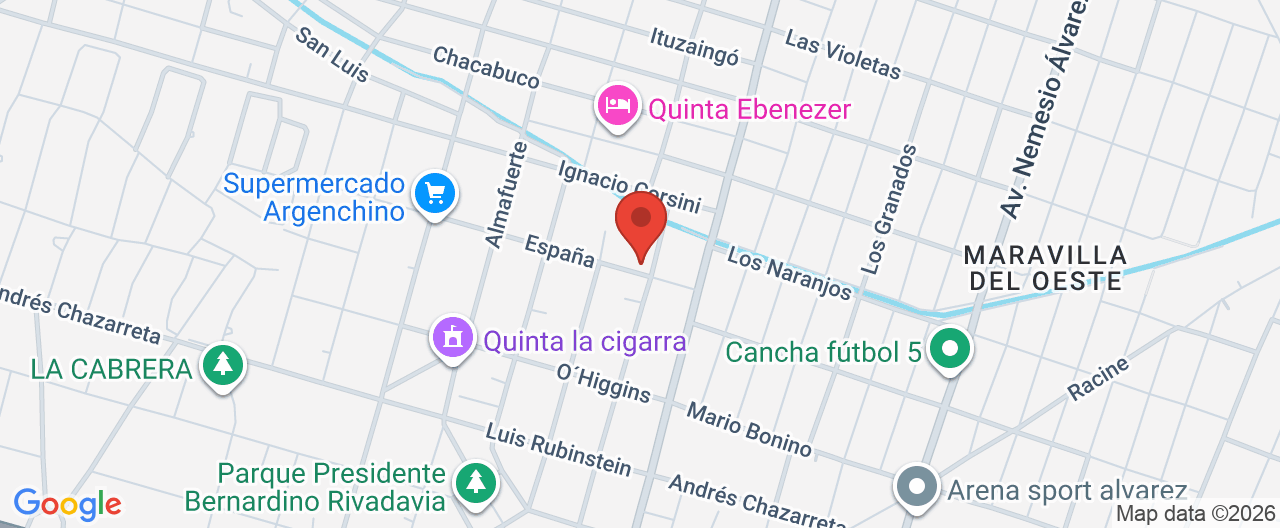Mapa de la ubicación