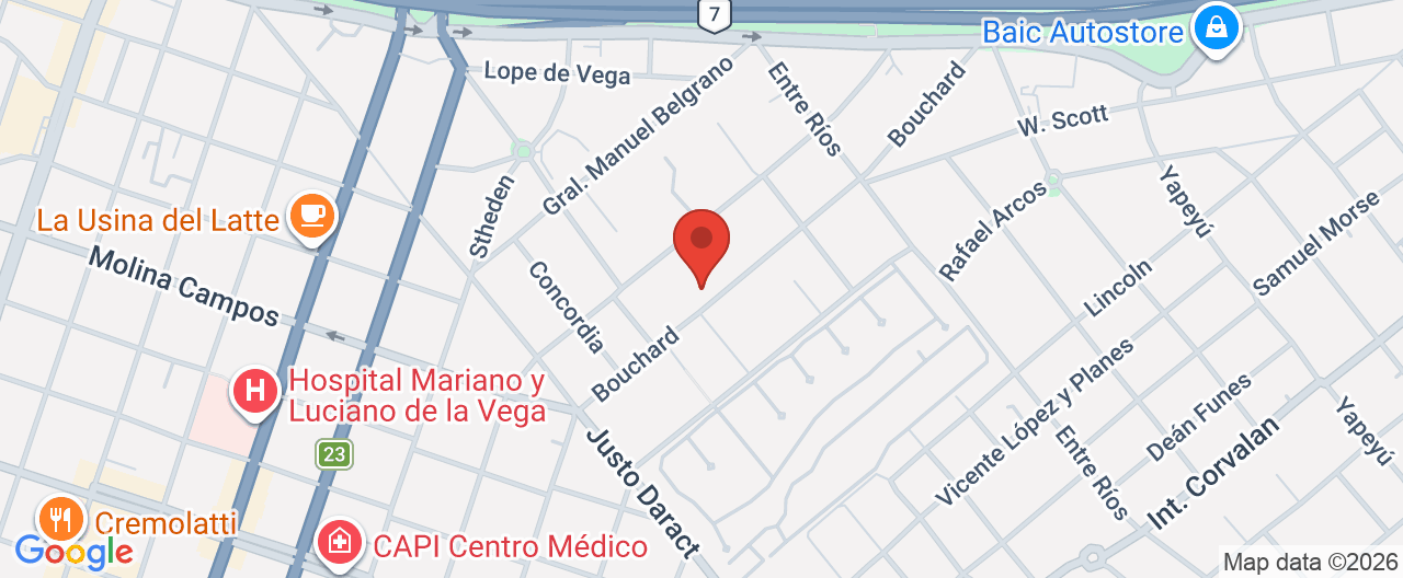 Mapa de la ubicación