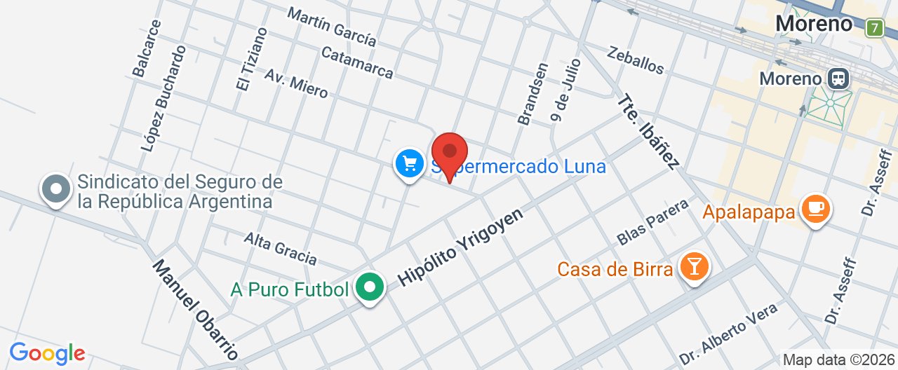 Mapa de la ubicación