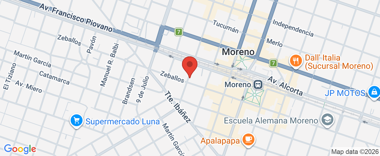 Mapa de la ubicación