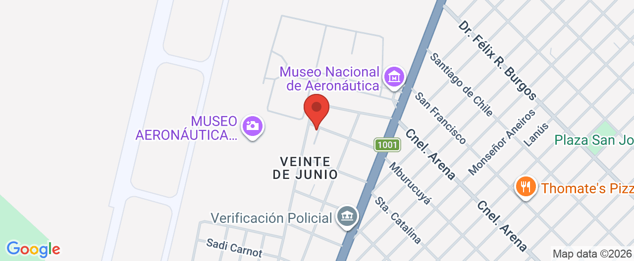 Mapa de la ubicación