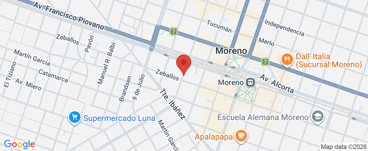 Mapa de la ubicación
