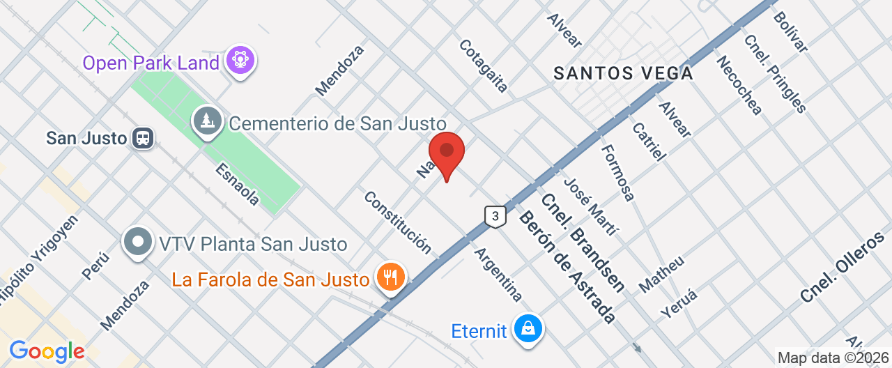 Mapa de la ubicación