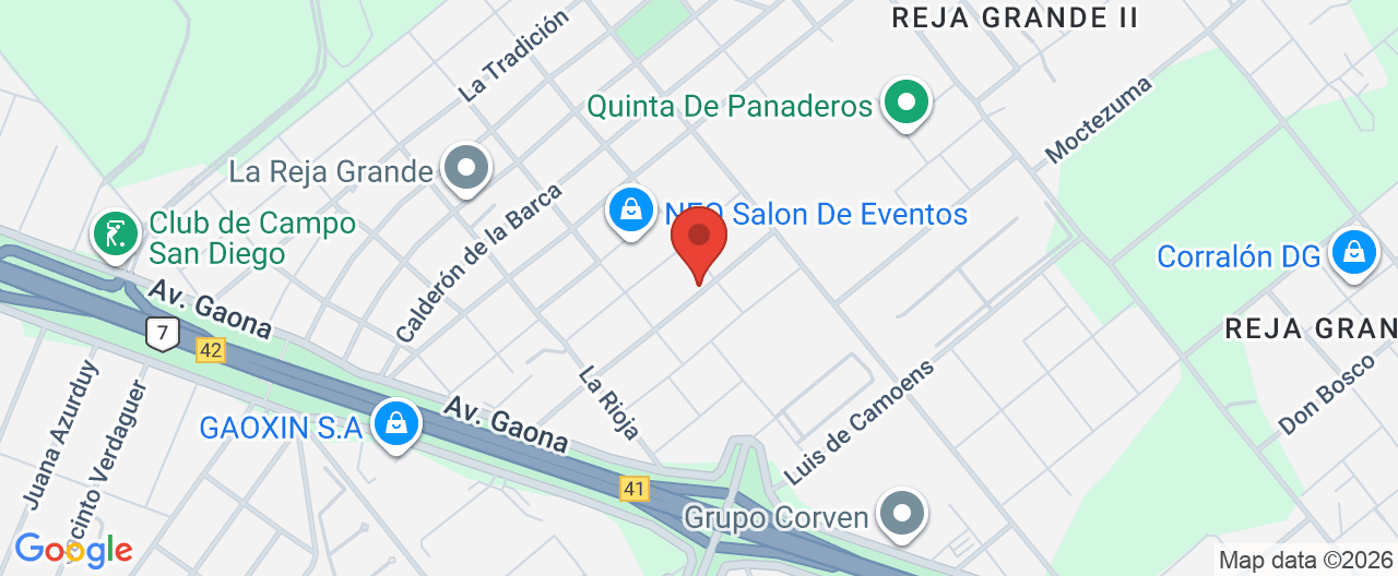 Mapa de la ubicación