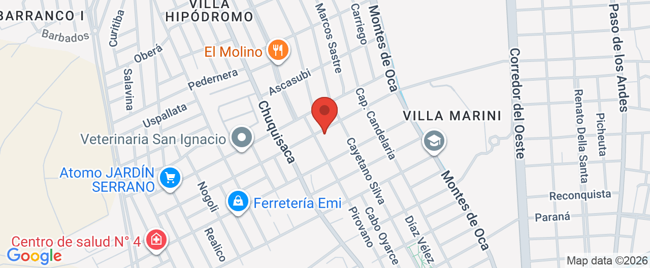 Mapa de la ubicación