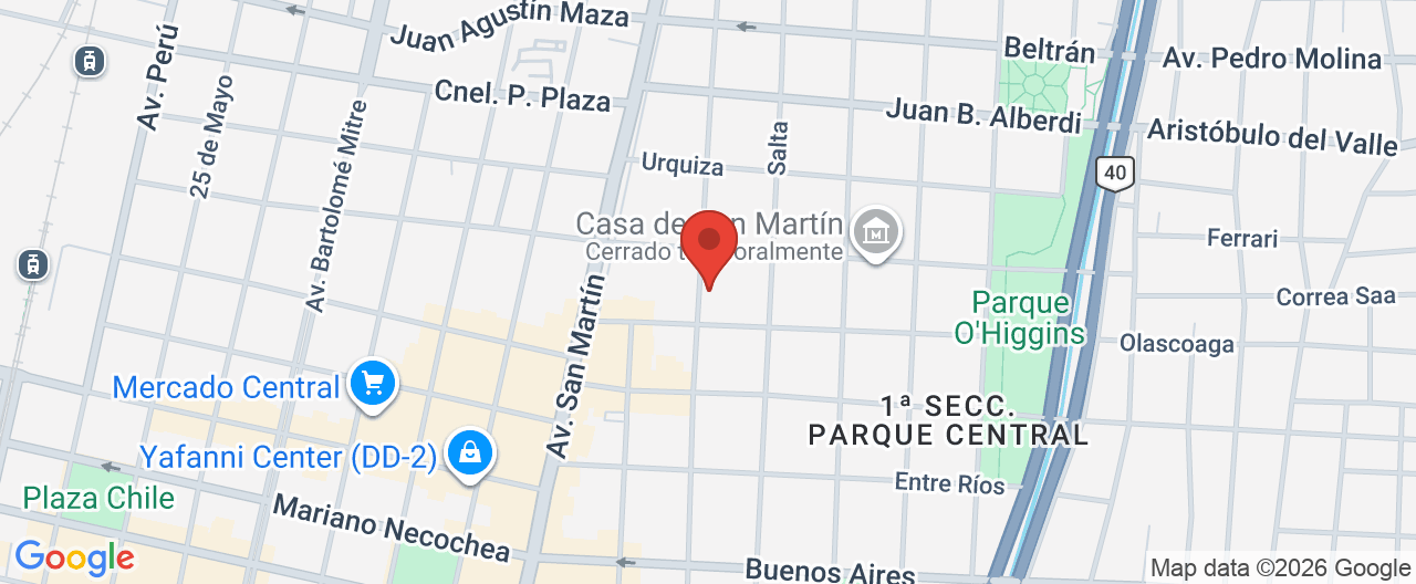 Mapa de la ubicación