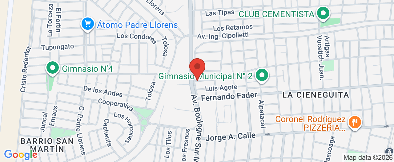 Mapa de la ubicación