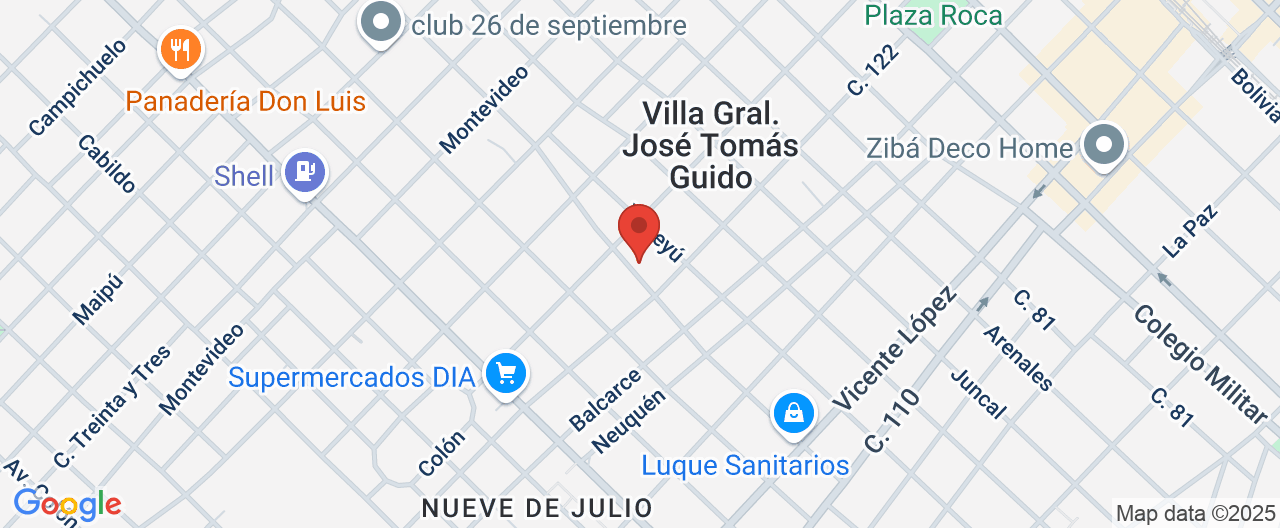 Mapa de la ubicación