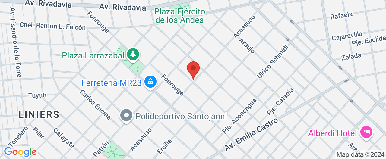 Mapa de la ubicación