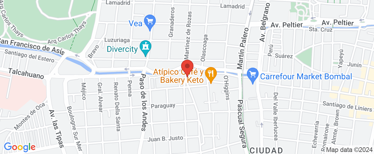 Mapa de la ubicación