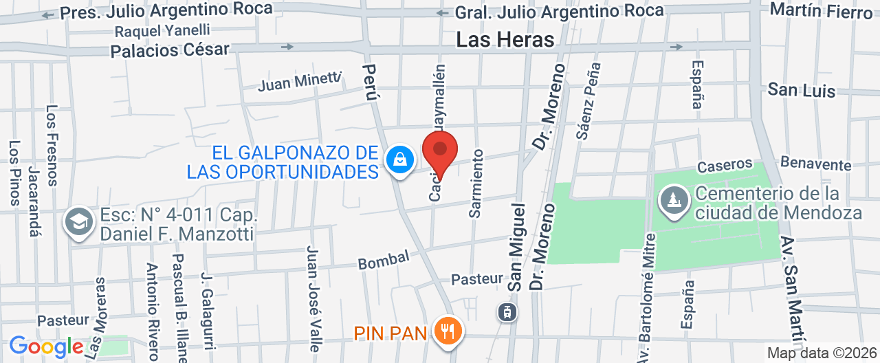 Mapa de la ubicación