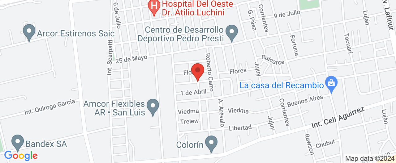 Mapa de la ubicación