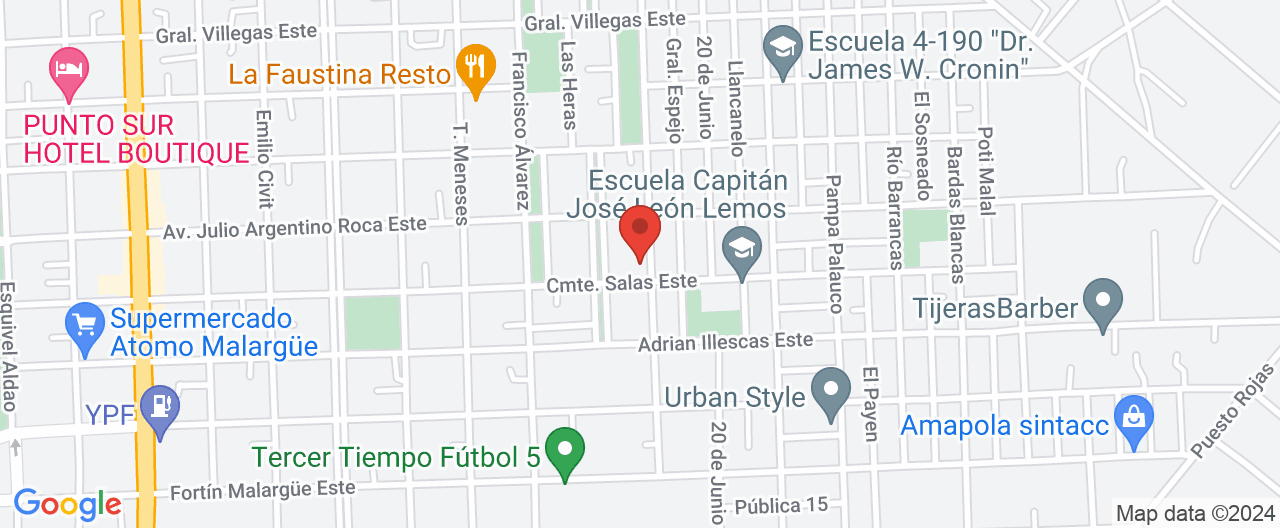 Mapa de la ubicación