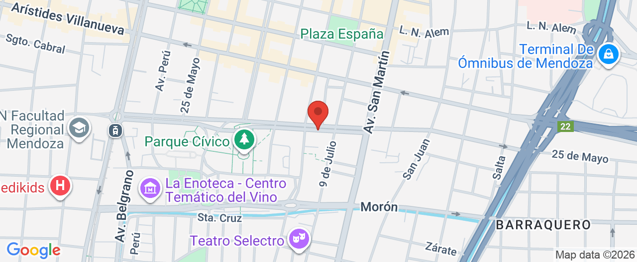 Mapa de la ubicación