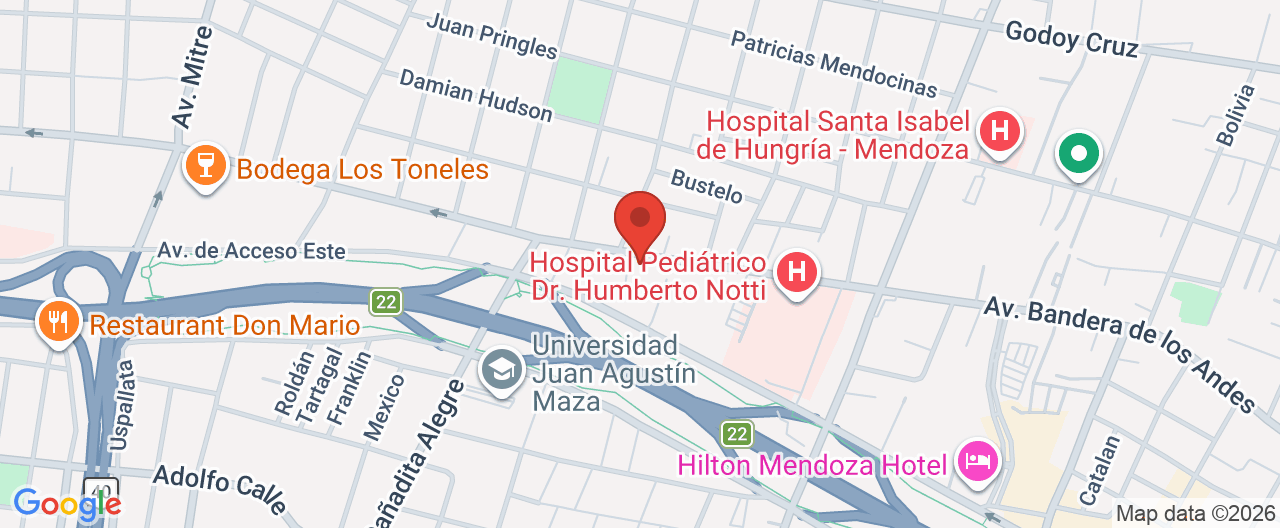 Mapa de la ubicación