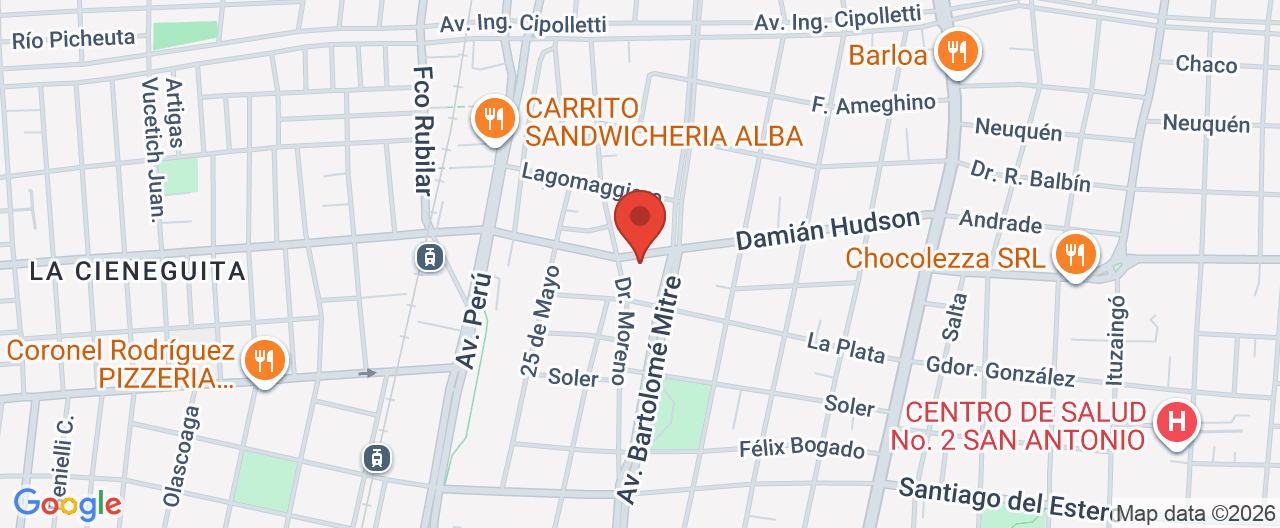 Mapa de la ubicación