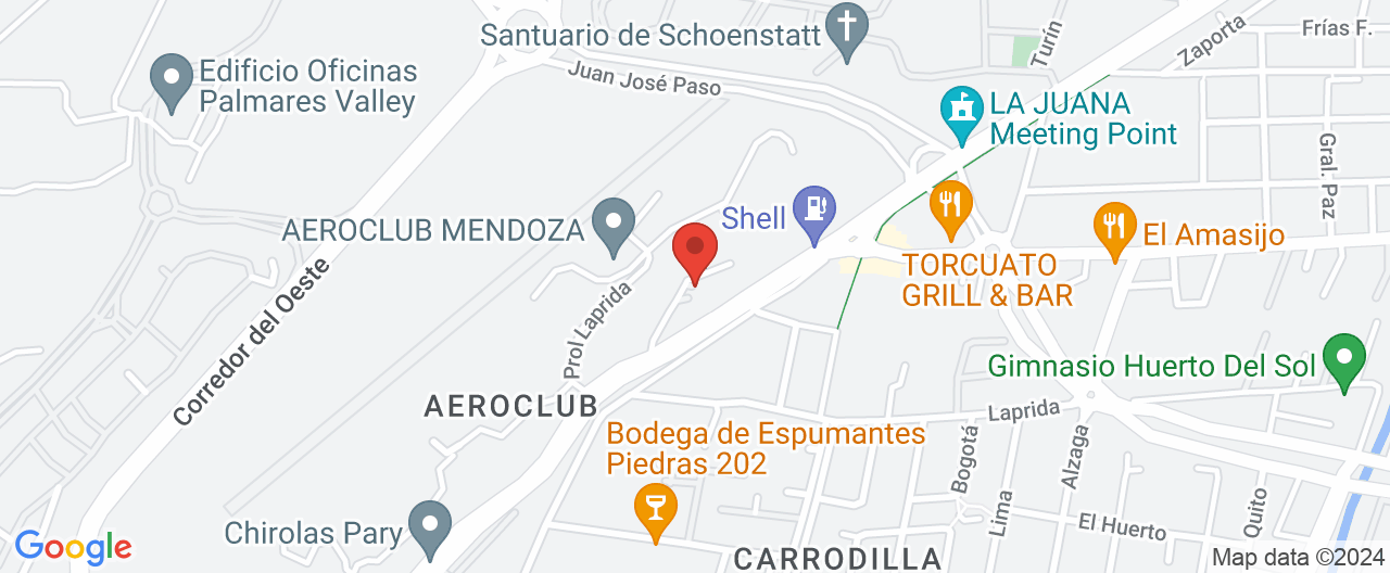 Mapa de la ubicación