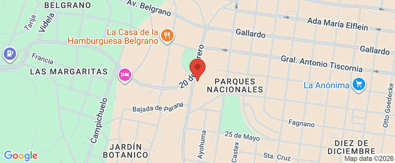 Mapa de la ubicación