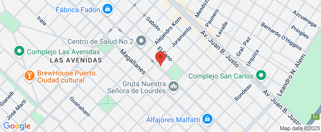 Mapa de la ubicación