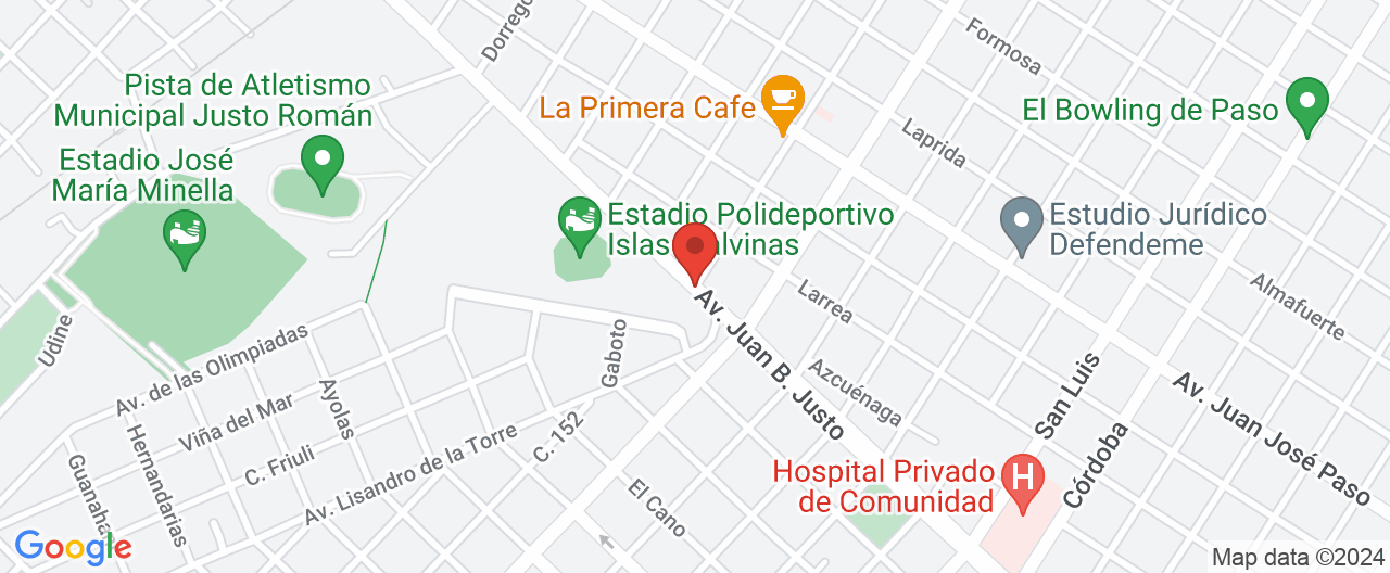 Mapa de la ubicación