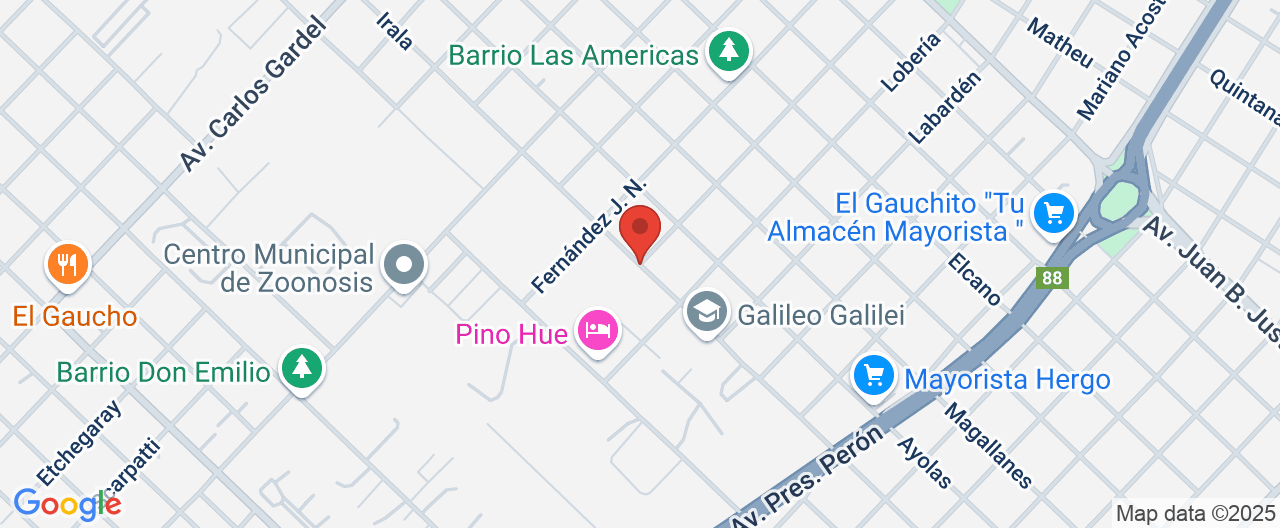 Mapa de la ubicación