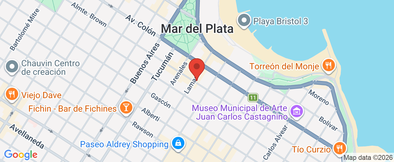 Mapa de la ubicación