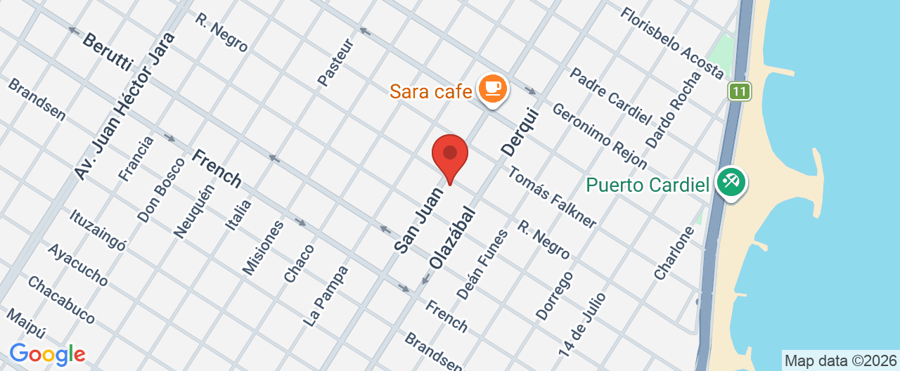 Mapa de la ubicación