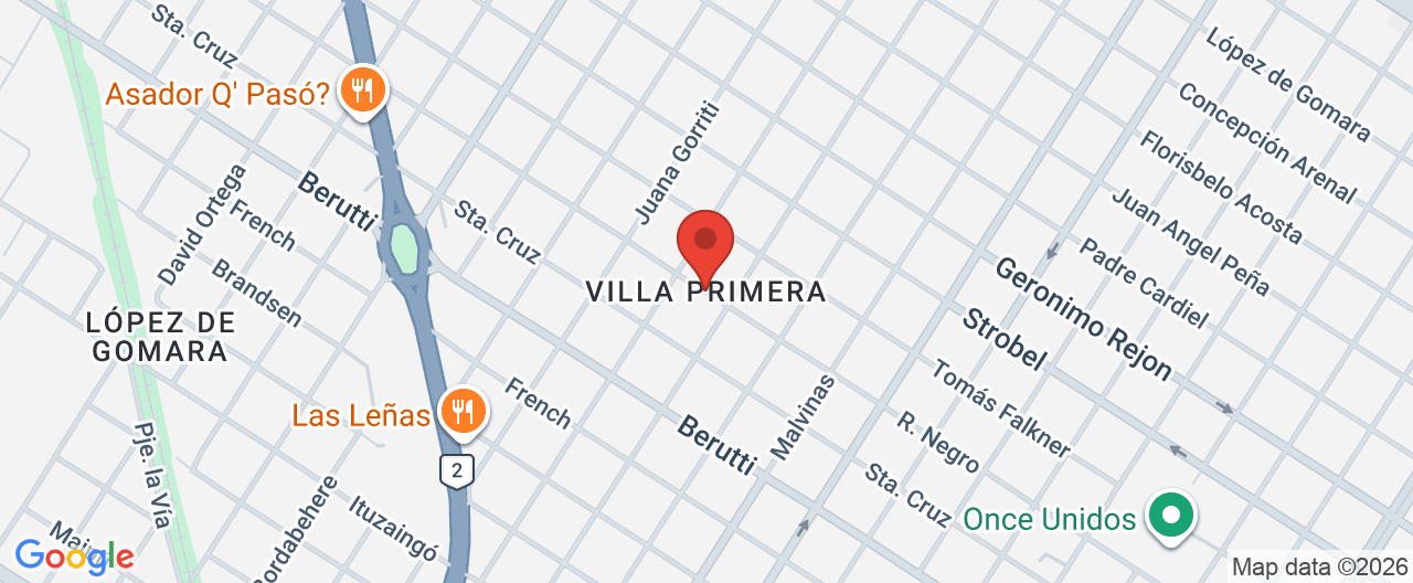 Mapa de la ubicación