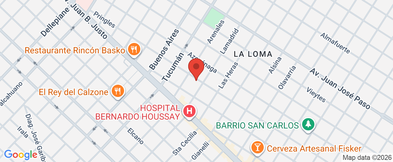 Mapa de la ubicación