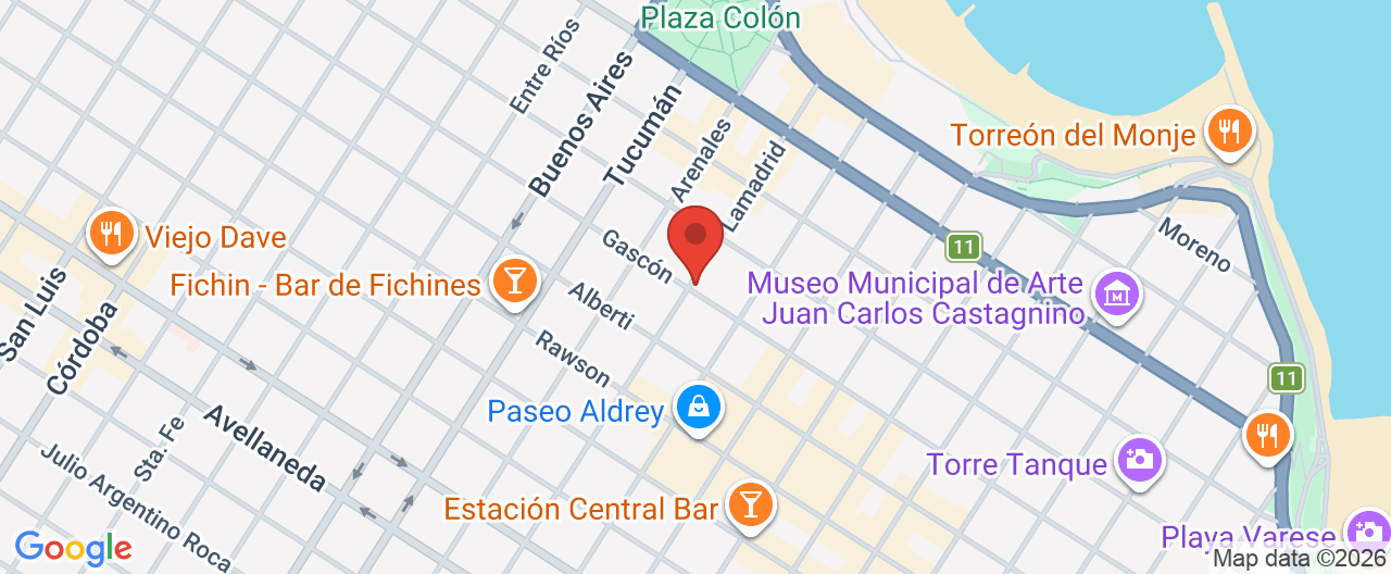 Mapa de la ubicación