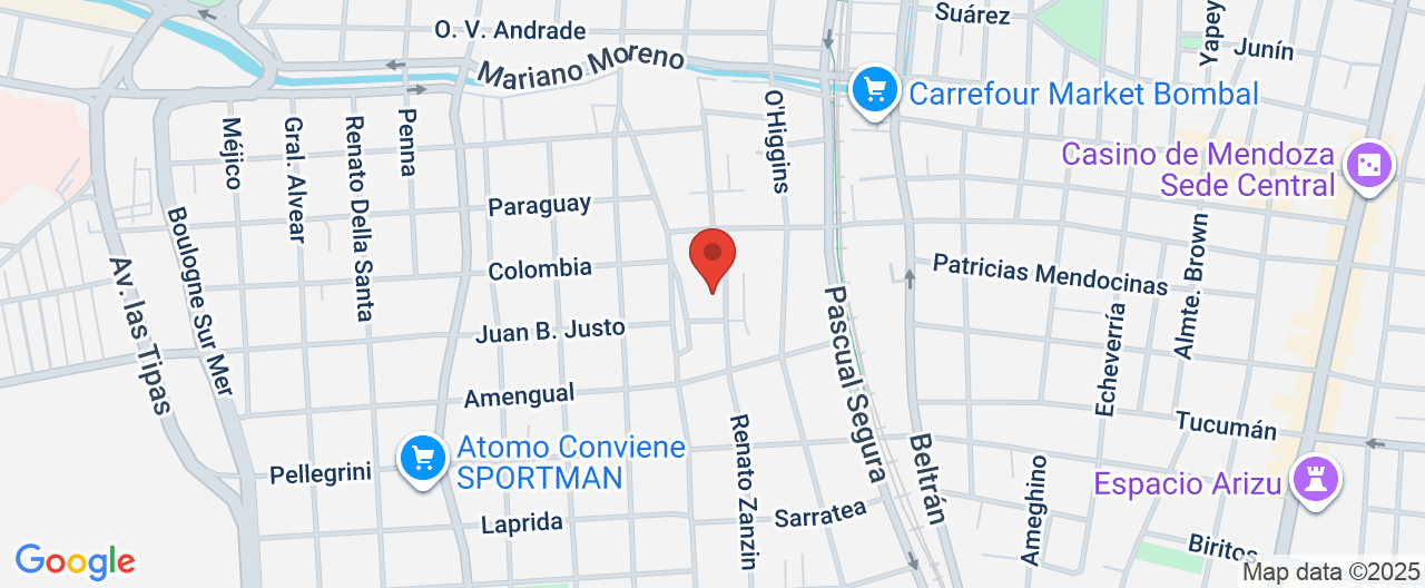 Mapa de la ubicación