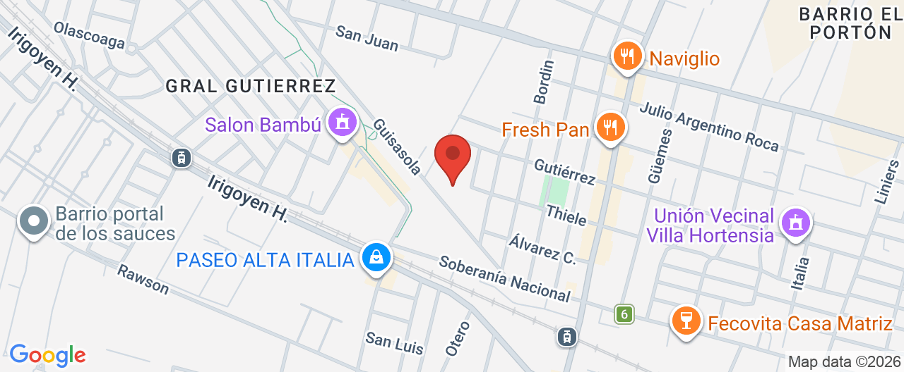 Mapa de la ubicación