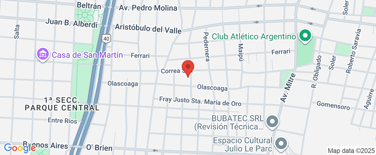 Mapa de la ubicación