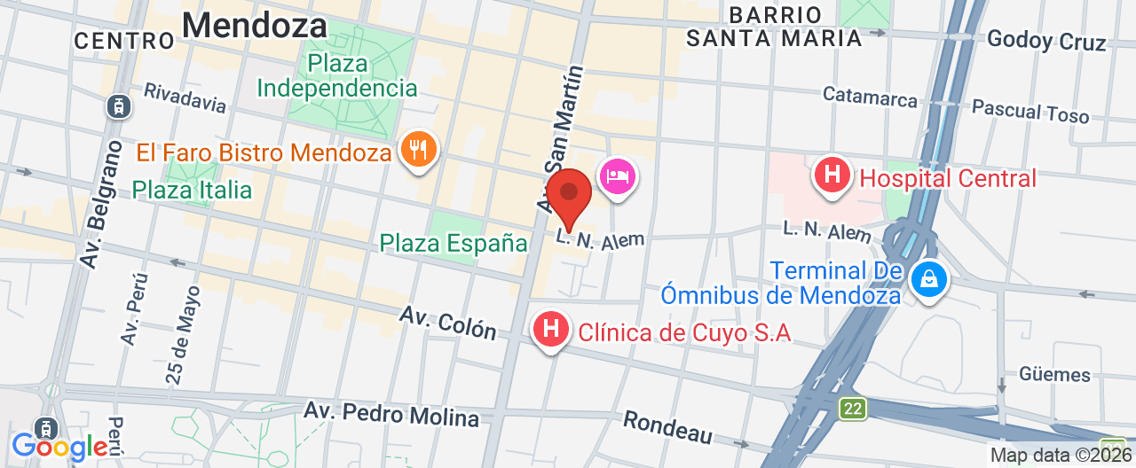 Mapa de la ubicación