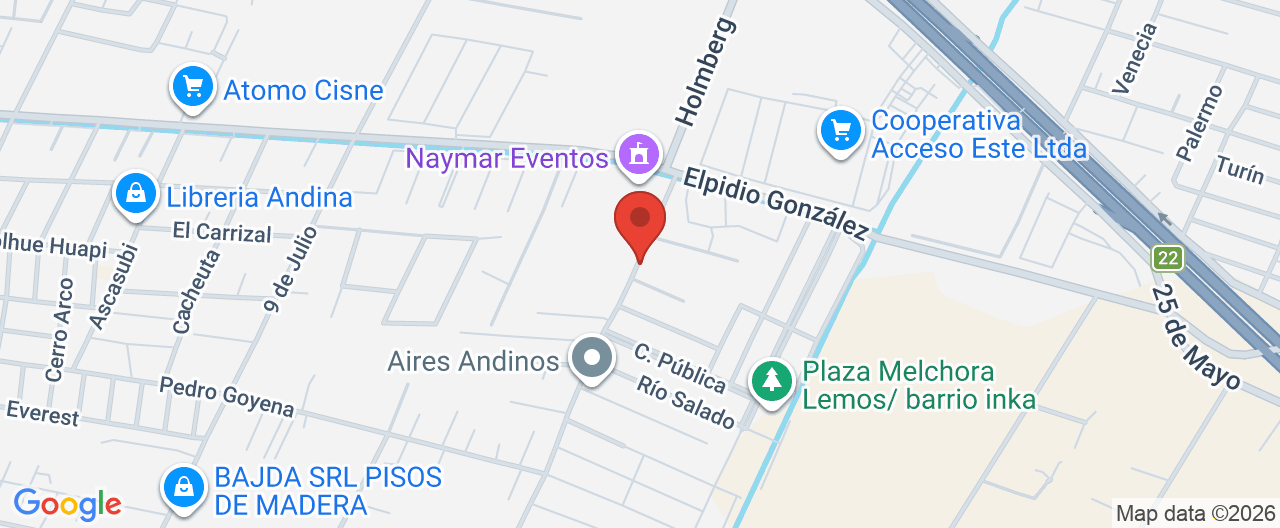 Mapa de la ubicación