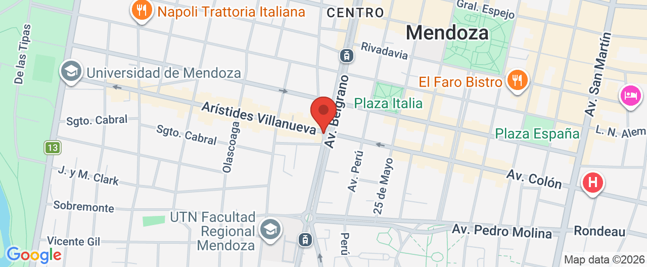 Mapa de la ubicación