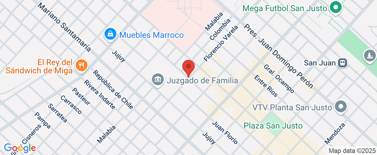 Mapa de la ubicación