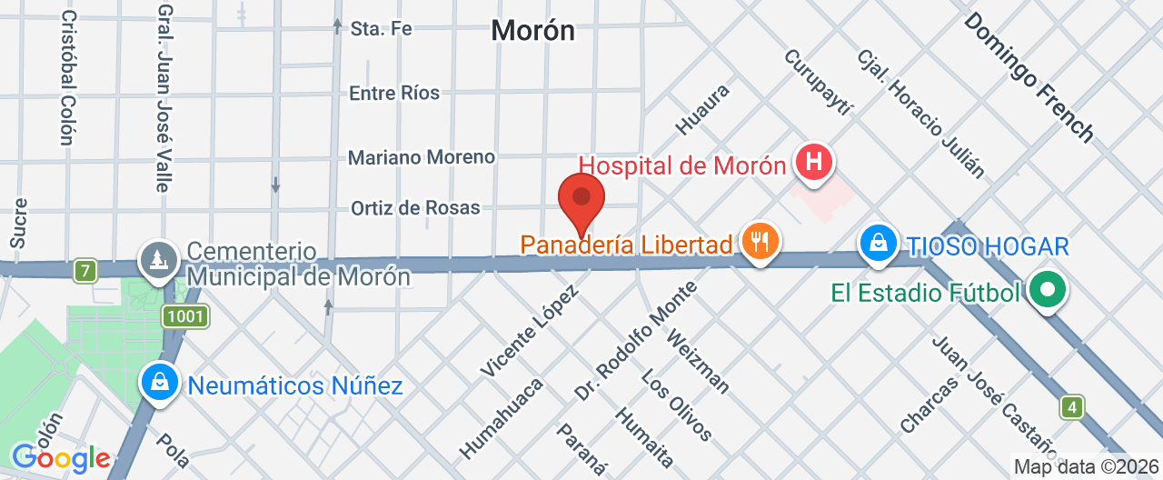 Mapa de la ubicación