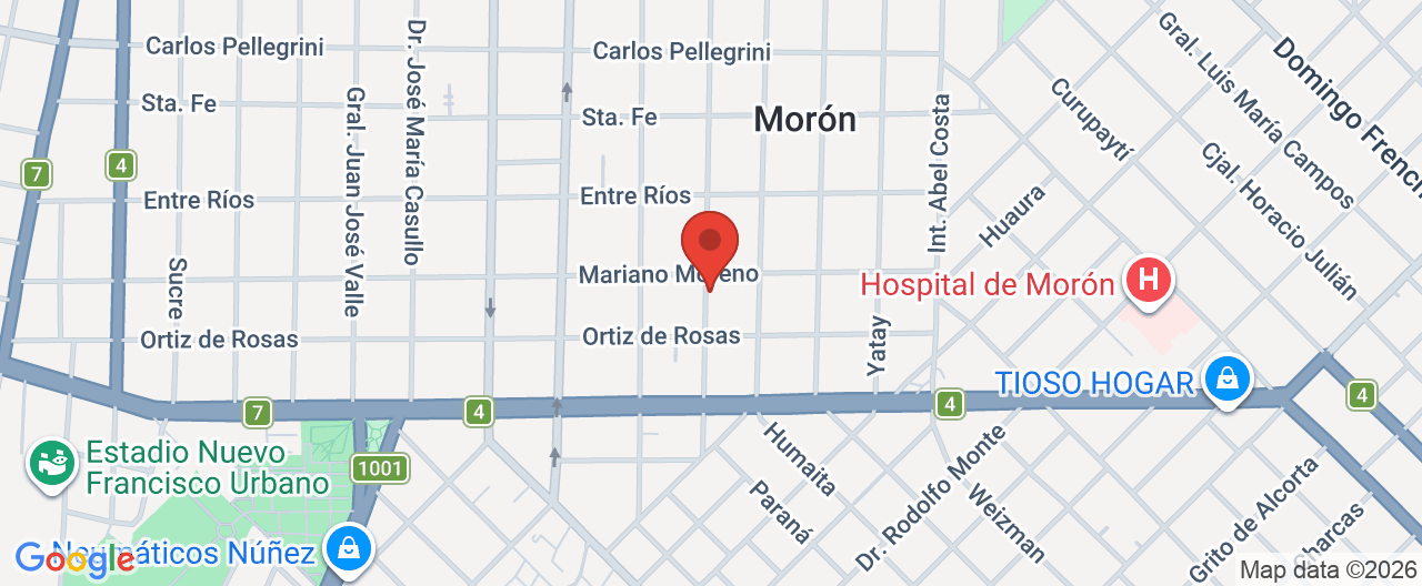 Mapa de la ubicación