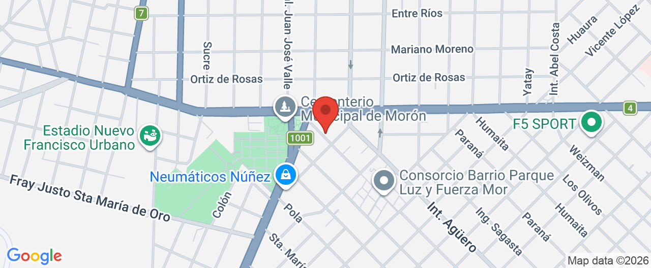 Mapa de la ubicación