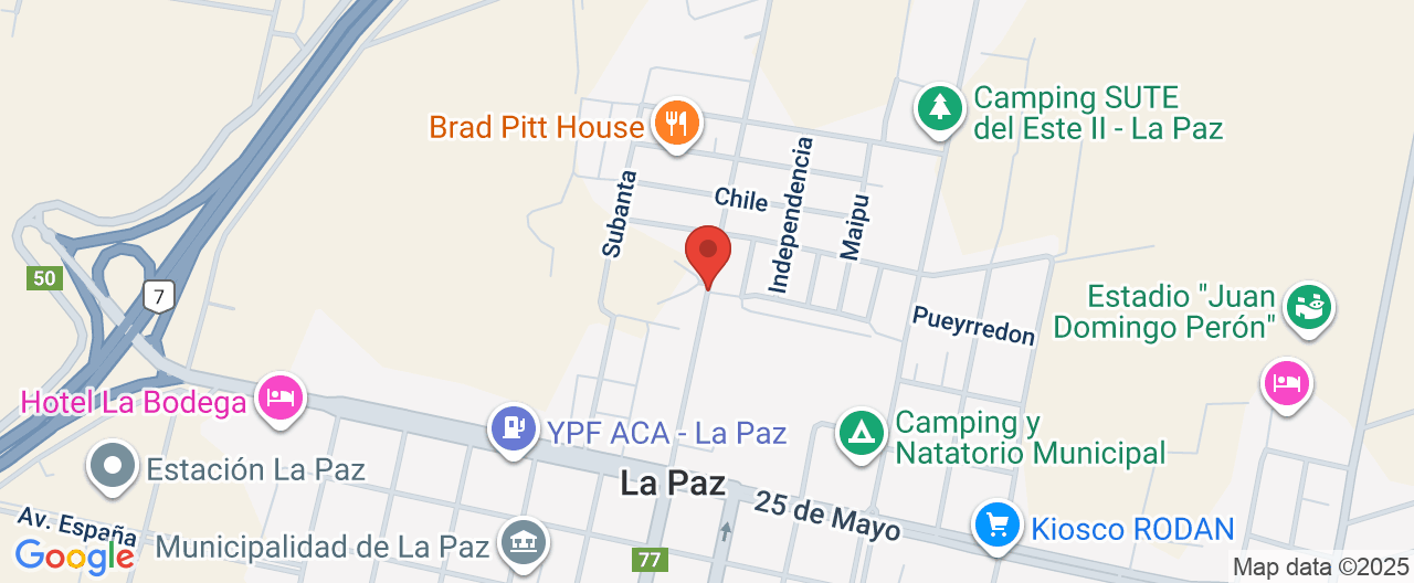 Mapa de la ubicación