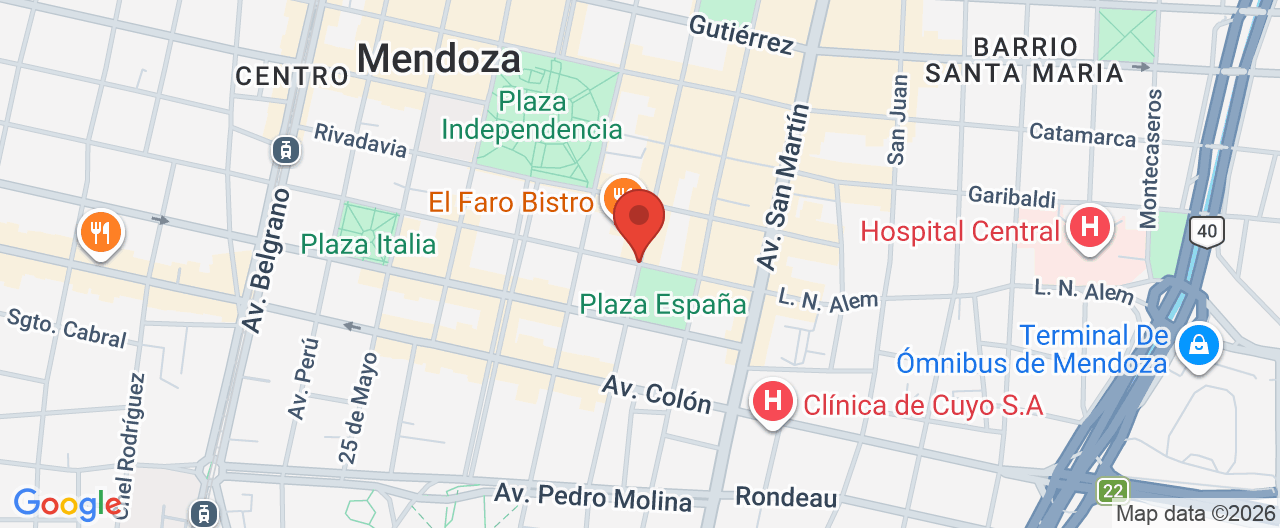 Mapa de la ubicación