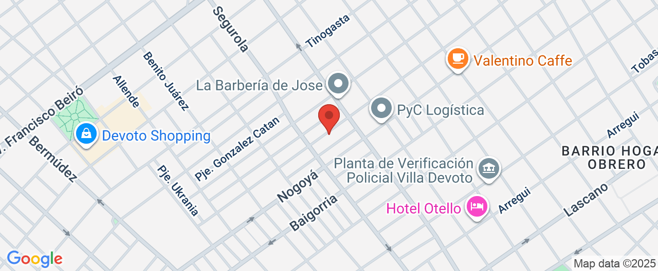 Mapa de la ubicación