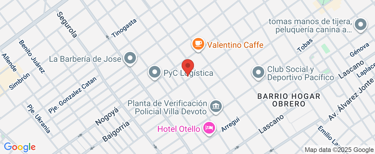 Mapa de la ubicación