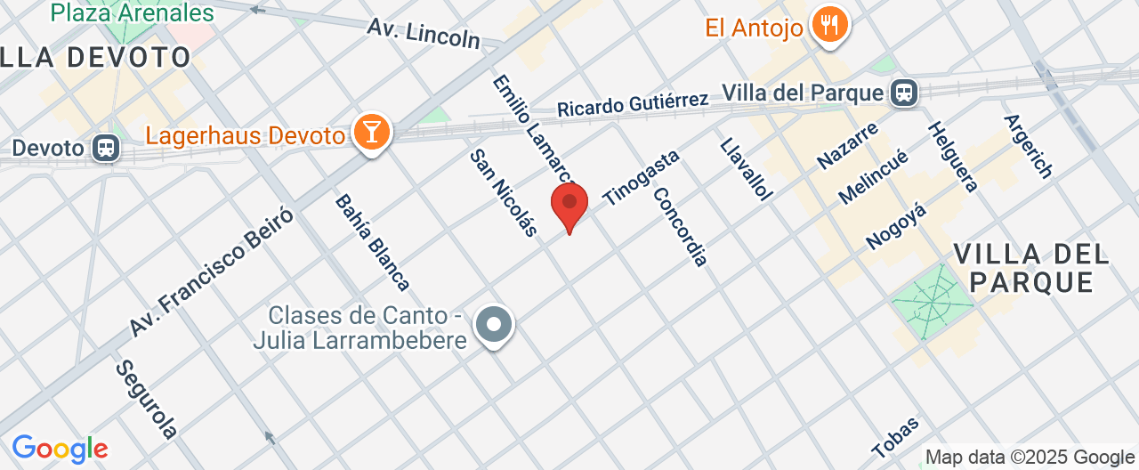 Mapa de la ubicación