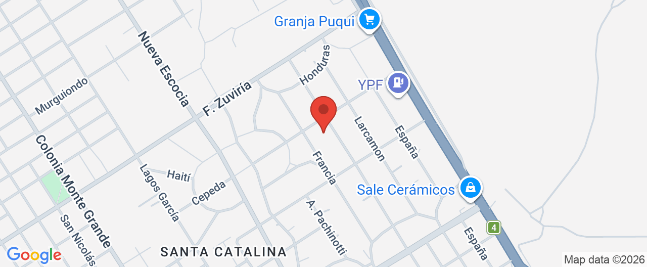 Mapa de la ubicación