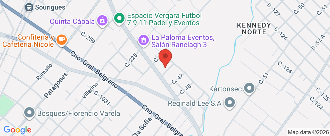 Mapa de la ubicación