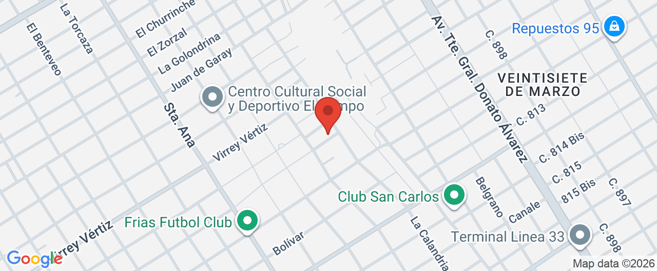Mapa de la ubicación