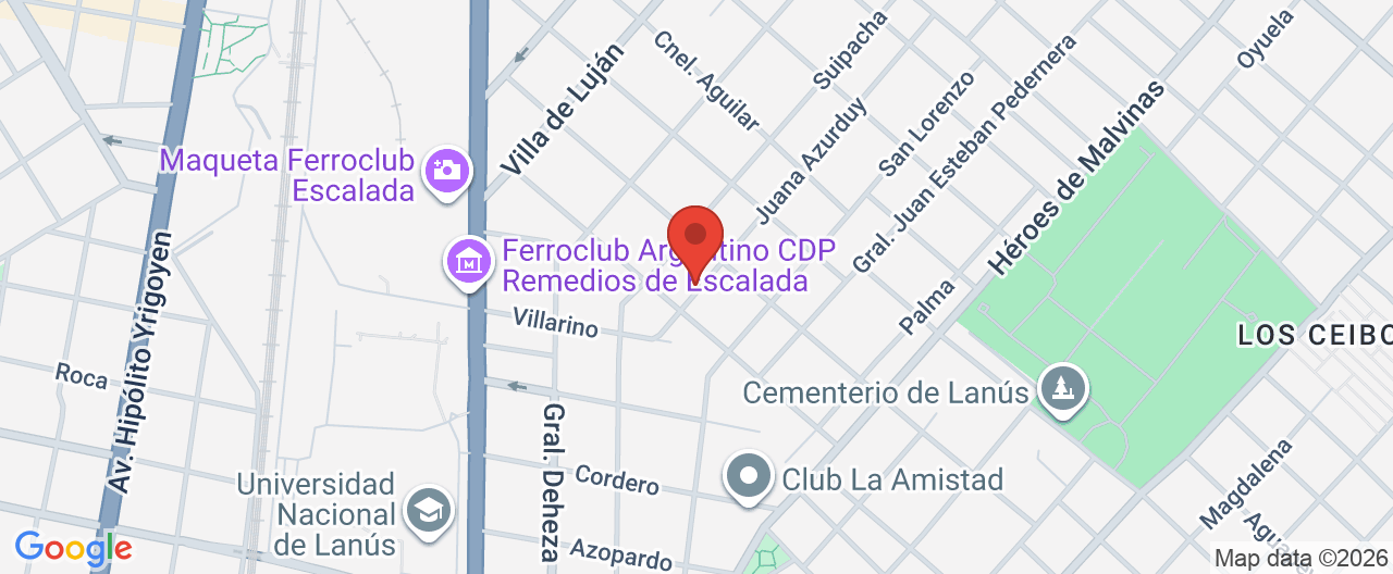 Mapa de la ubicación