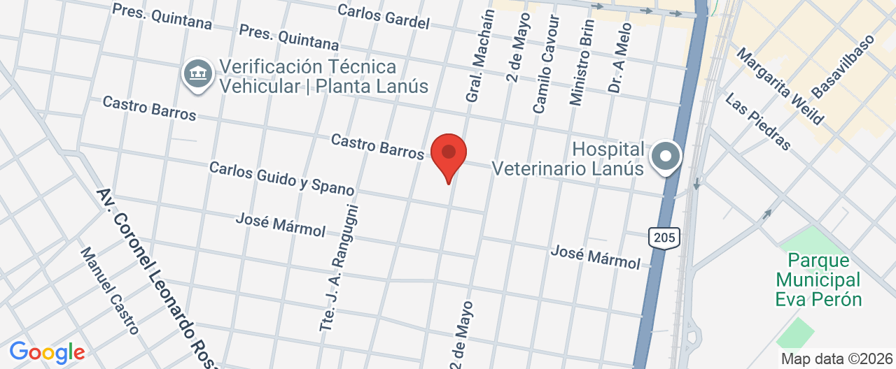 Mapa de la ubicación